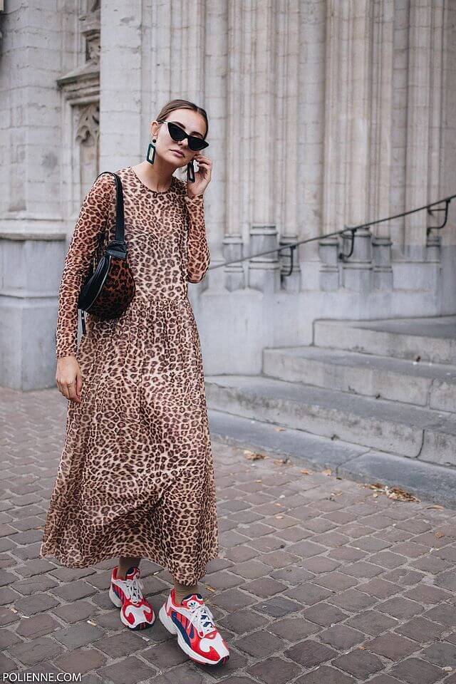 обувь под леопардовое платье